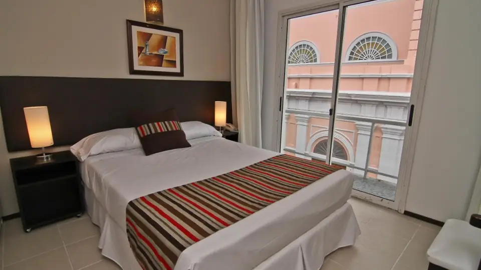 Habitación Doble Estándar del De la Plaza Hotel, Maldonado